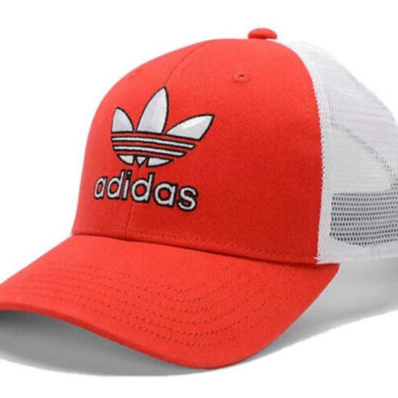 adidas Originals Other - ADIDAS Originals Icon 2.0 Trucker Hat Vivid Red Men’s Adjustable Fit